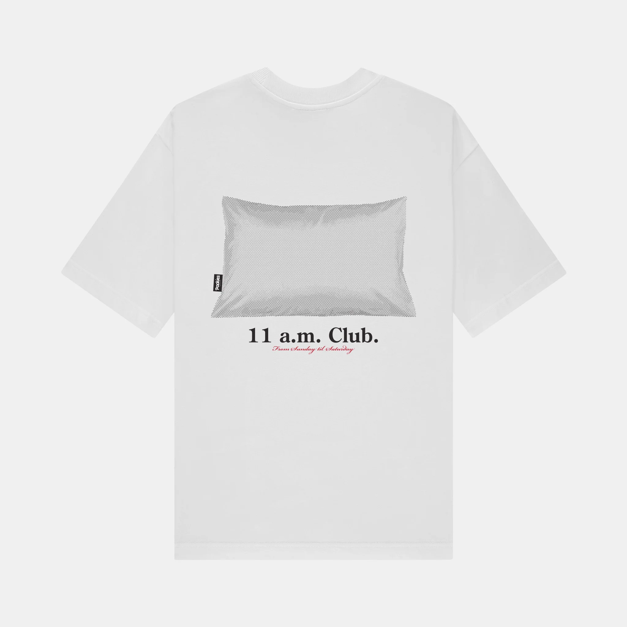11 a.m. Club Pillow Tee - White