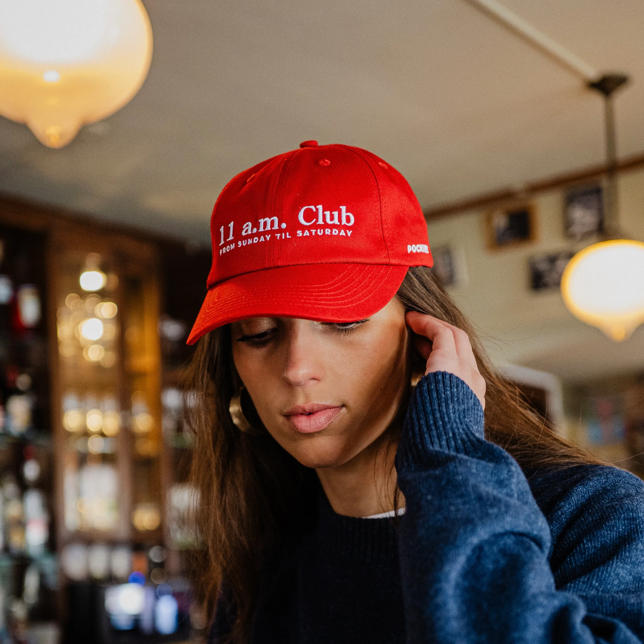 11 a.m. Dad Cap - Red - Image 2