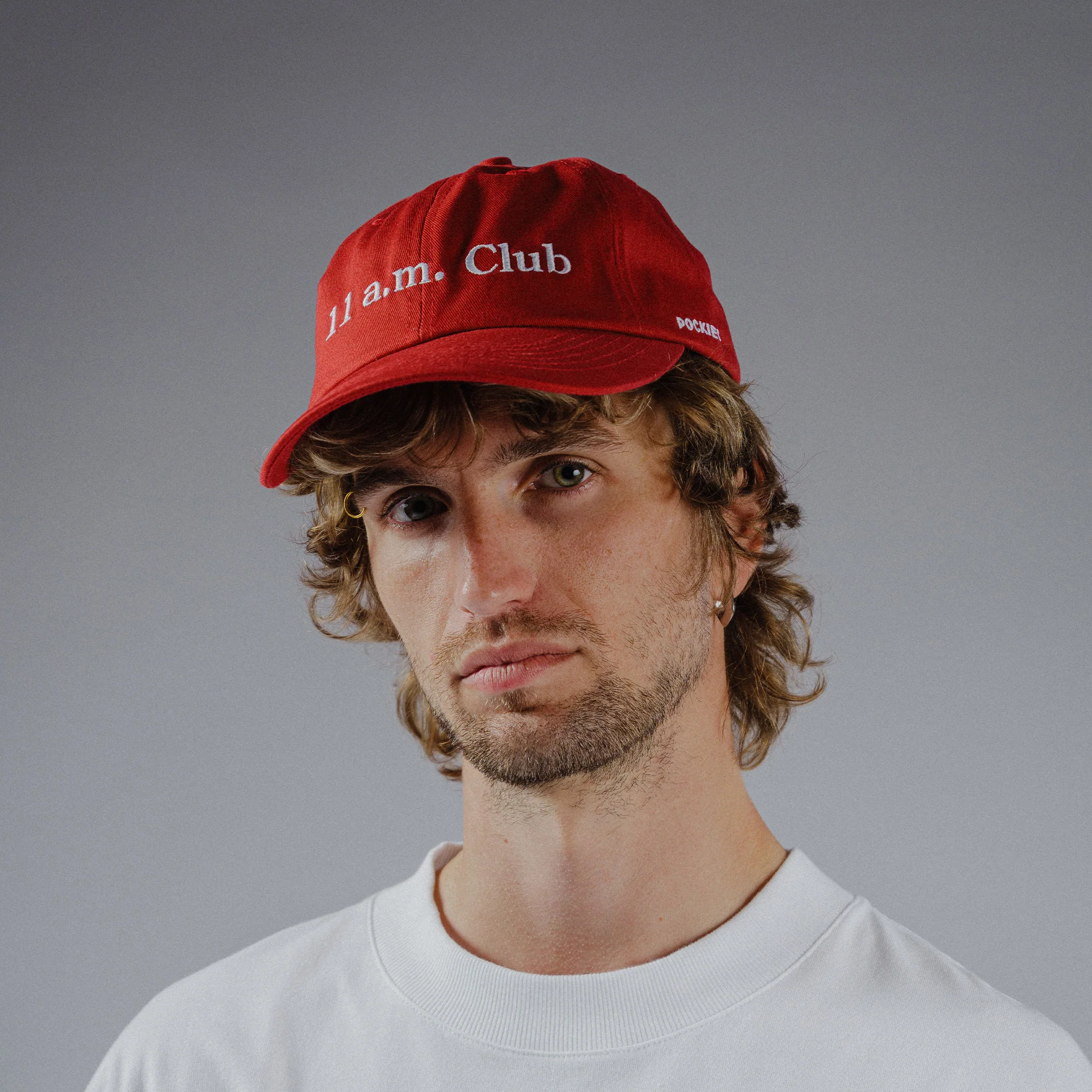 11 a.m. Dad Cap - Red - Image 4