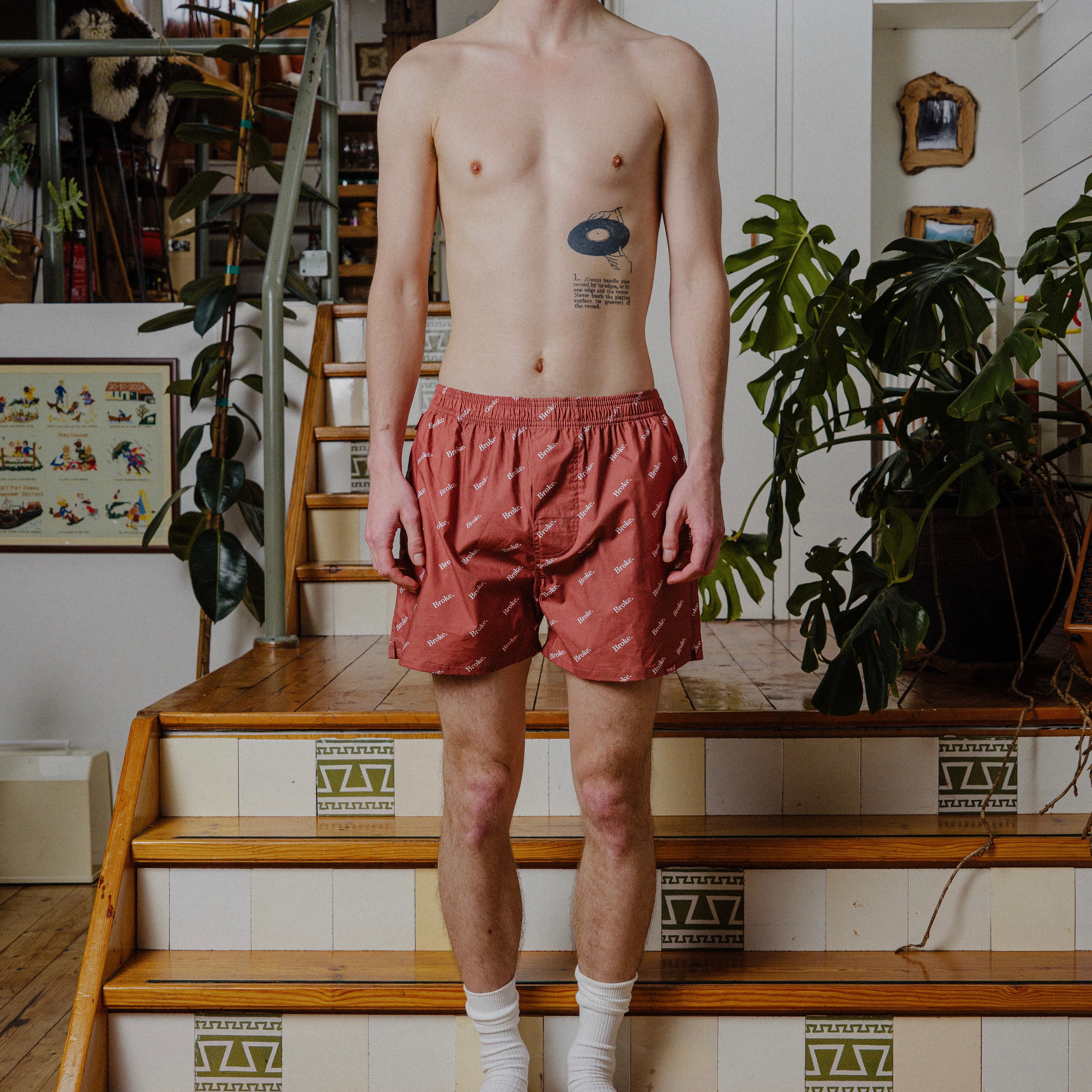 Broke Boxers - Red - Image 2