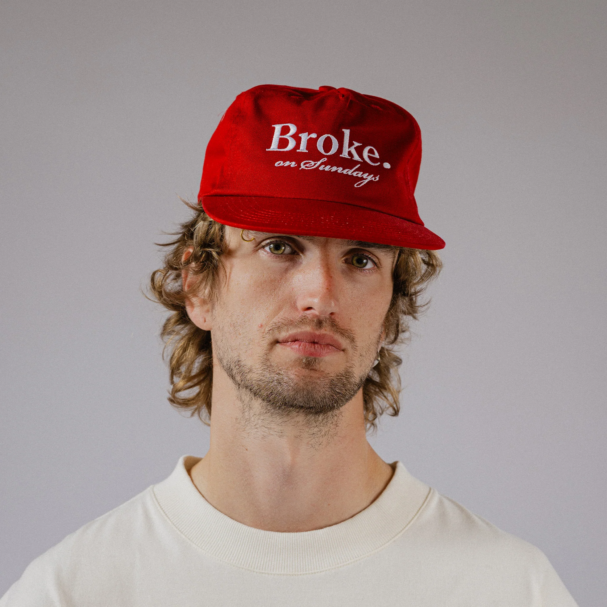 Broke Cap - Red - Image 2