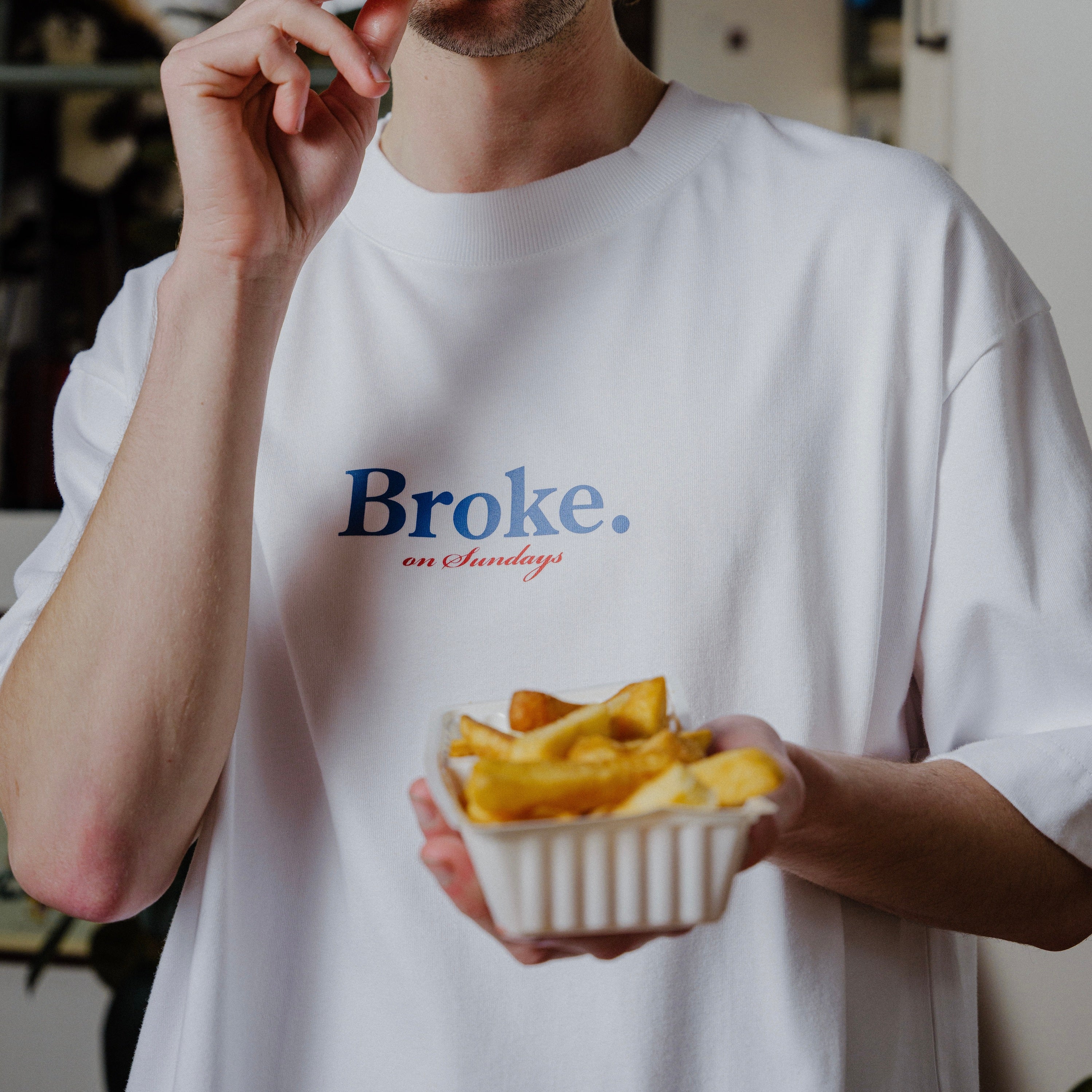 Broke Tee - White - Image 2