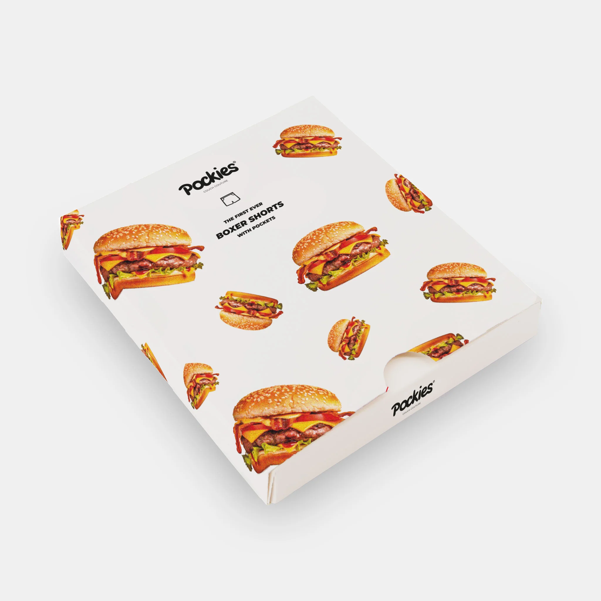 Burger Boxers - White - Image 3