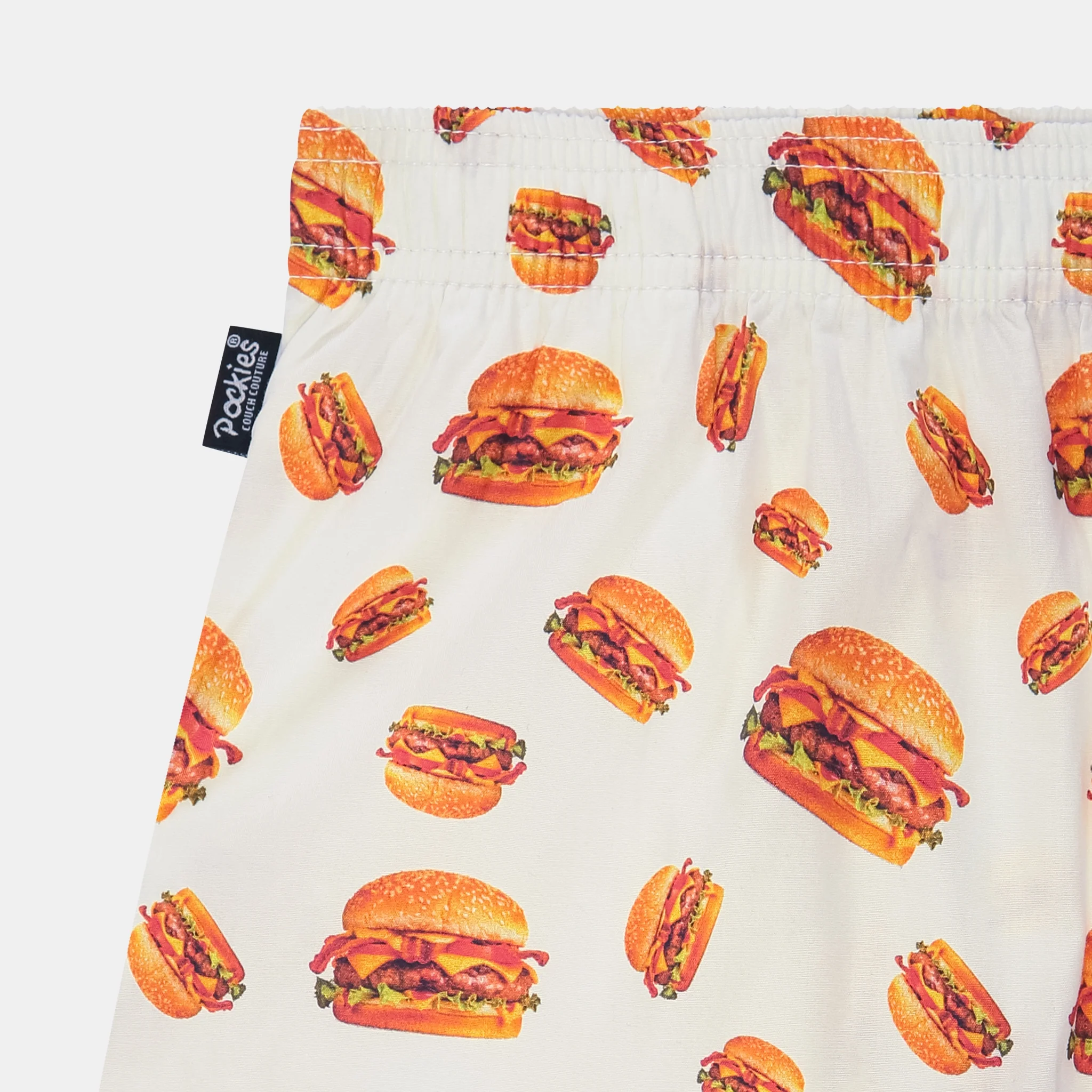 Burger Boxers - White - Image 4
