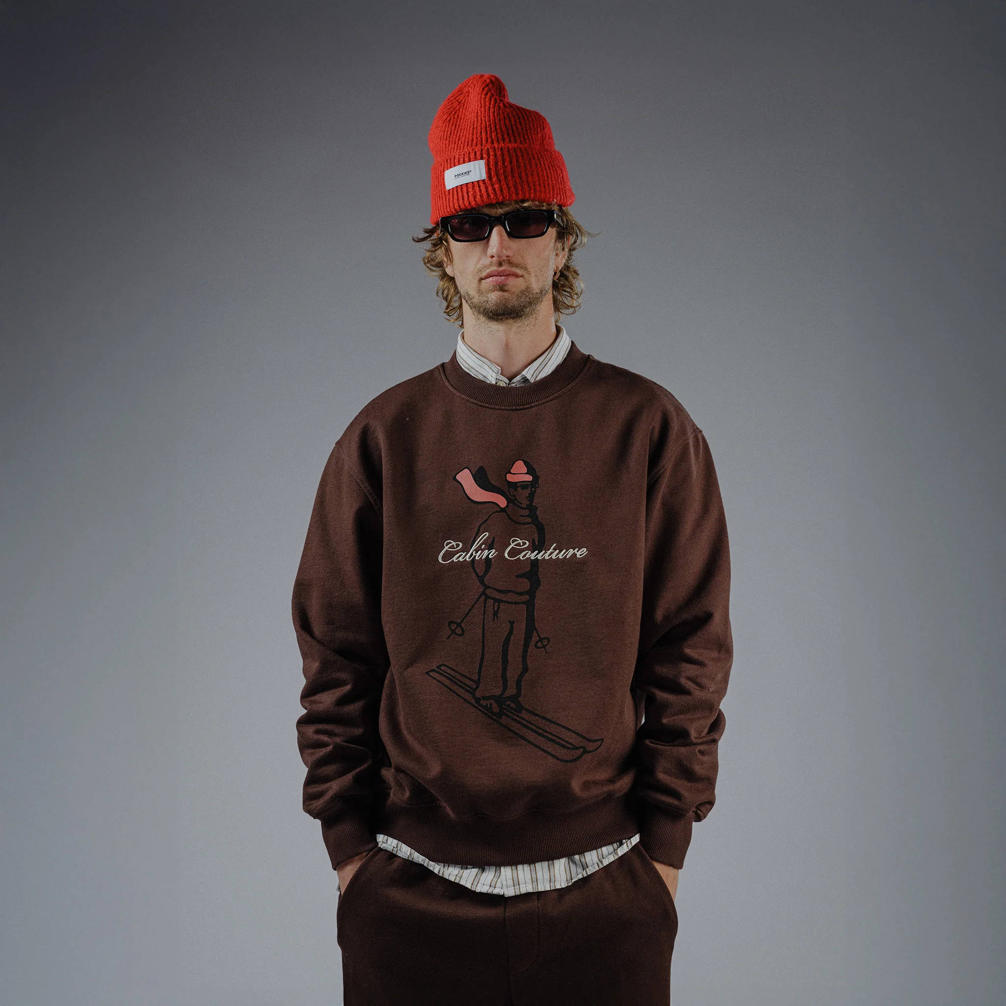 C.C. Ski Crew - Brown - Image 2
