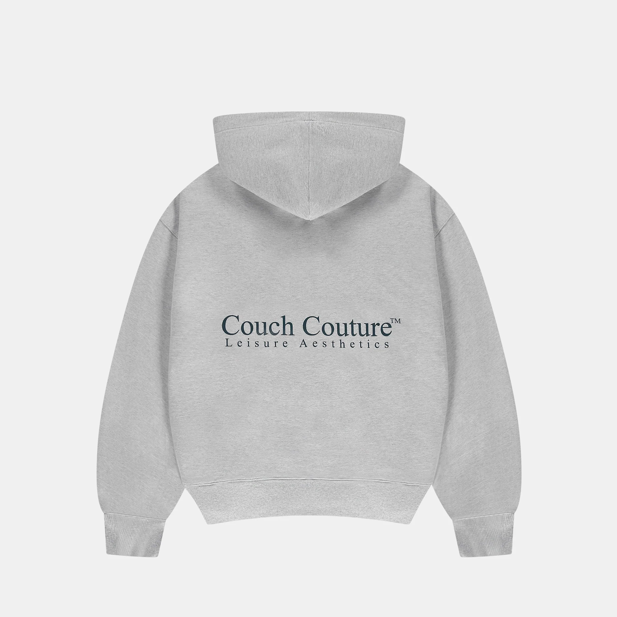 C.C. Zip Hoodie - Grey Melange - Image 3