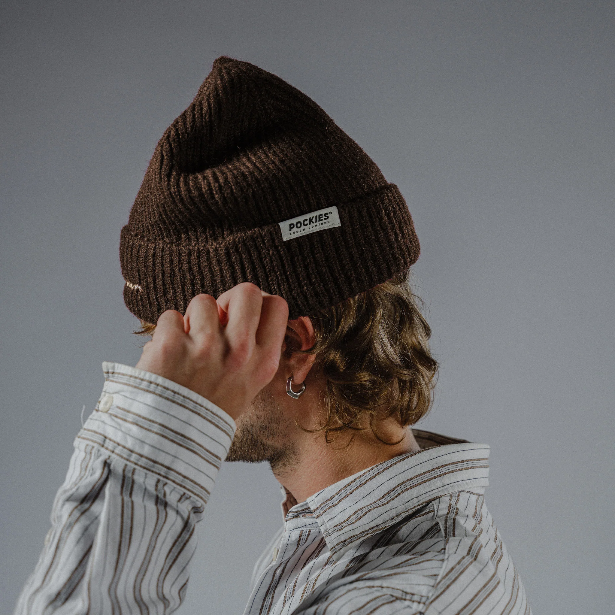 Cabin Beanie - Brown - Image 4