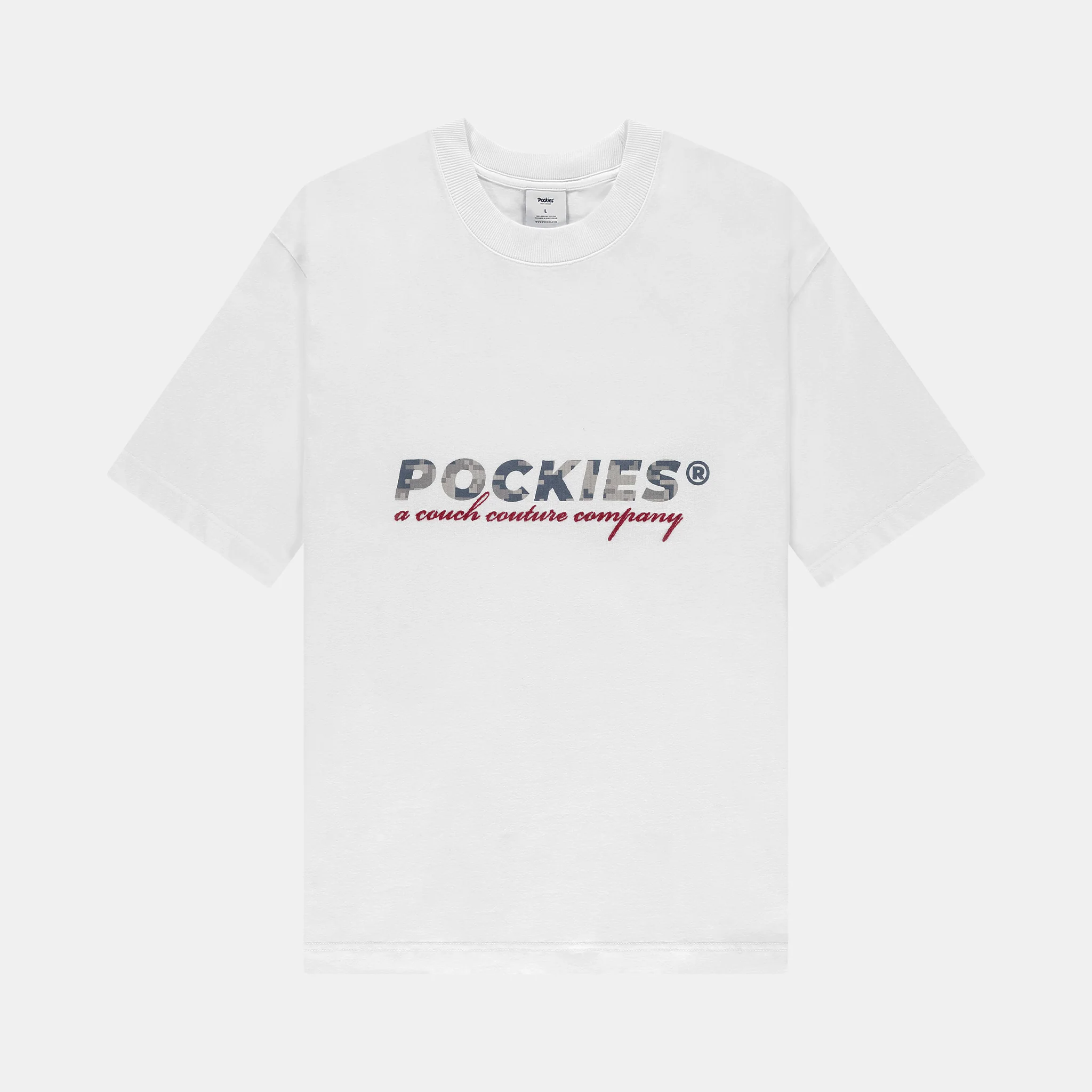 Camo Logo Tee - White