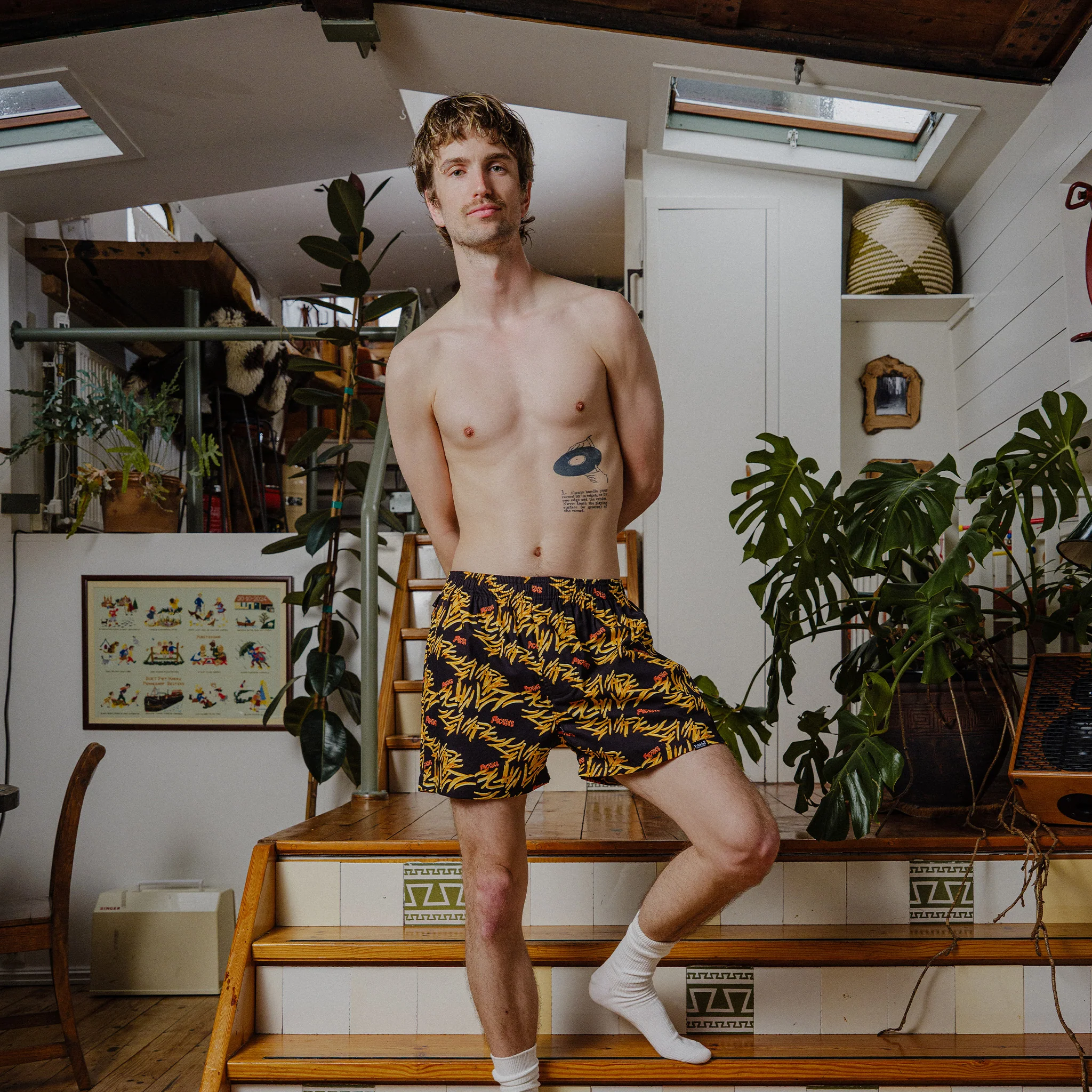 Fries Boxers - Black - Image 3