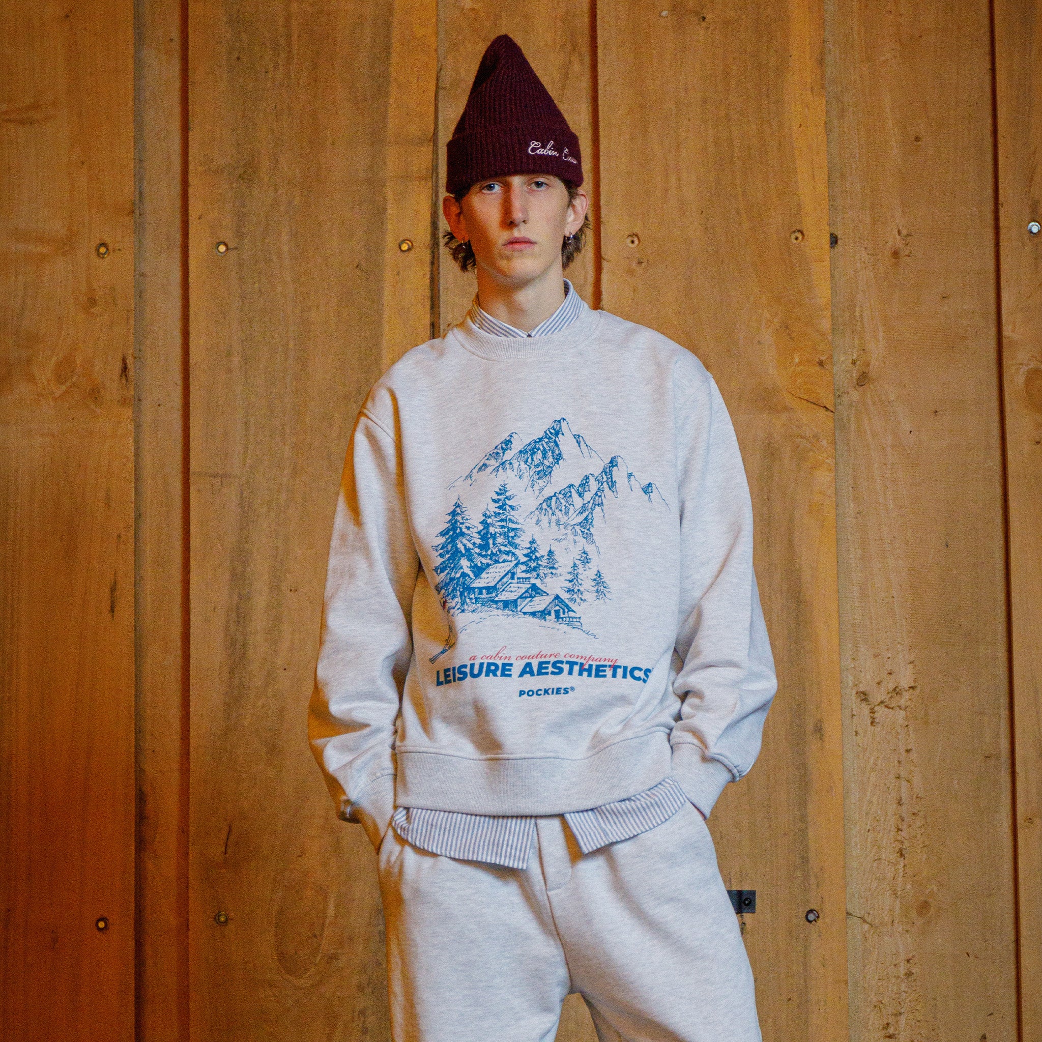 LA Ski Crew - Grey - Image 2