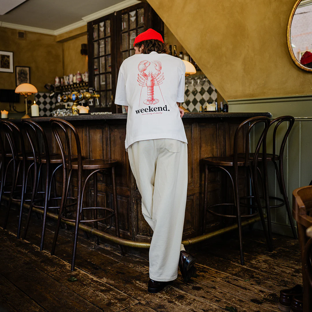Lobster Weekend Tee - White - Image 2