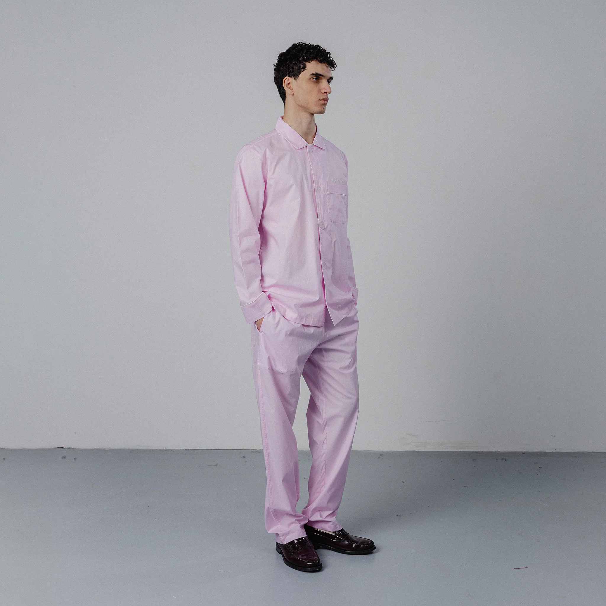 Pink Pyjama Shirt - Image 3