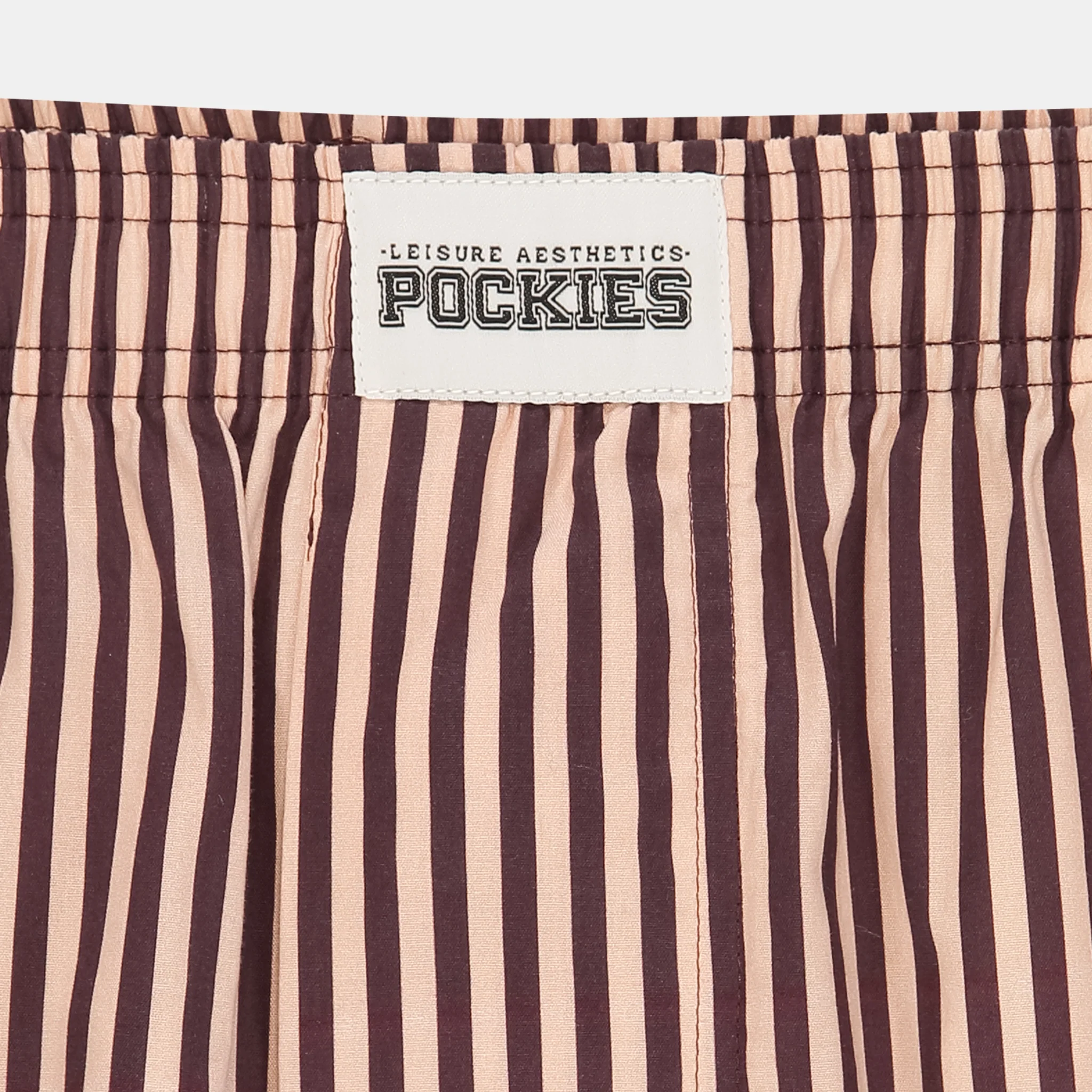 Striped Boyfriend Boxers - Red/Pink - Image 4