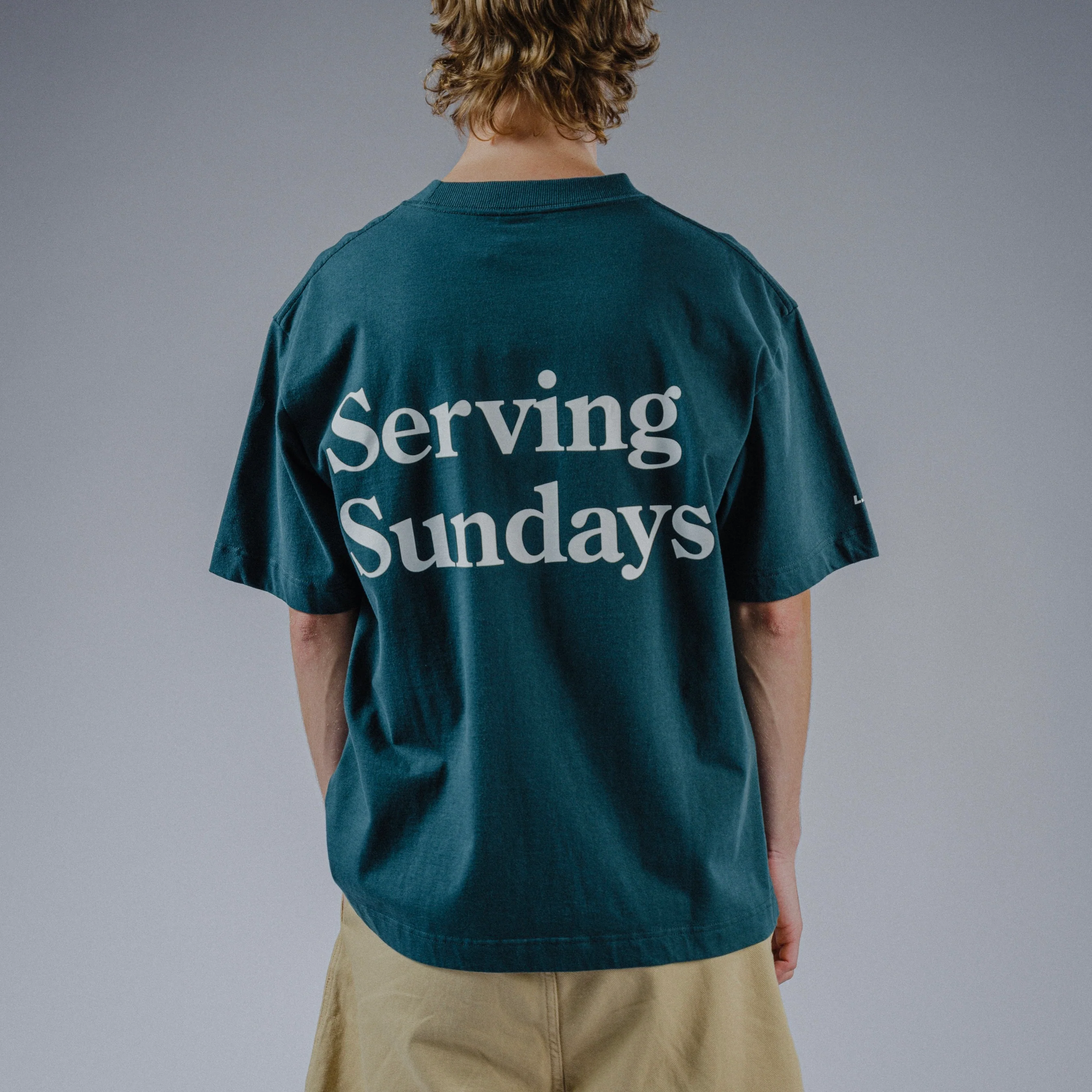 Sundays Tee - Green - Image 2