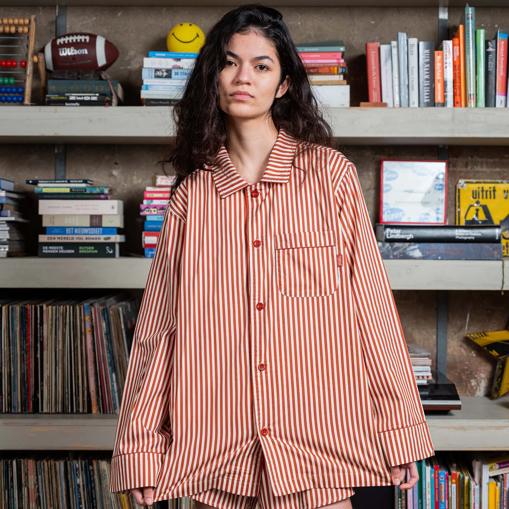 TC Striped Pyjama Shirt - Image 4