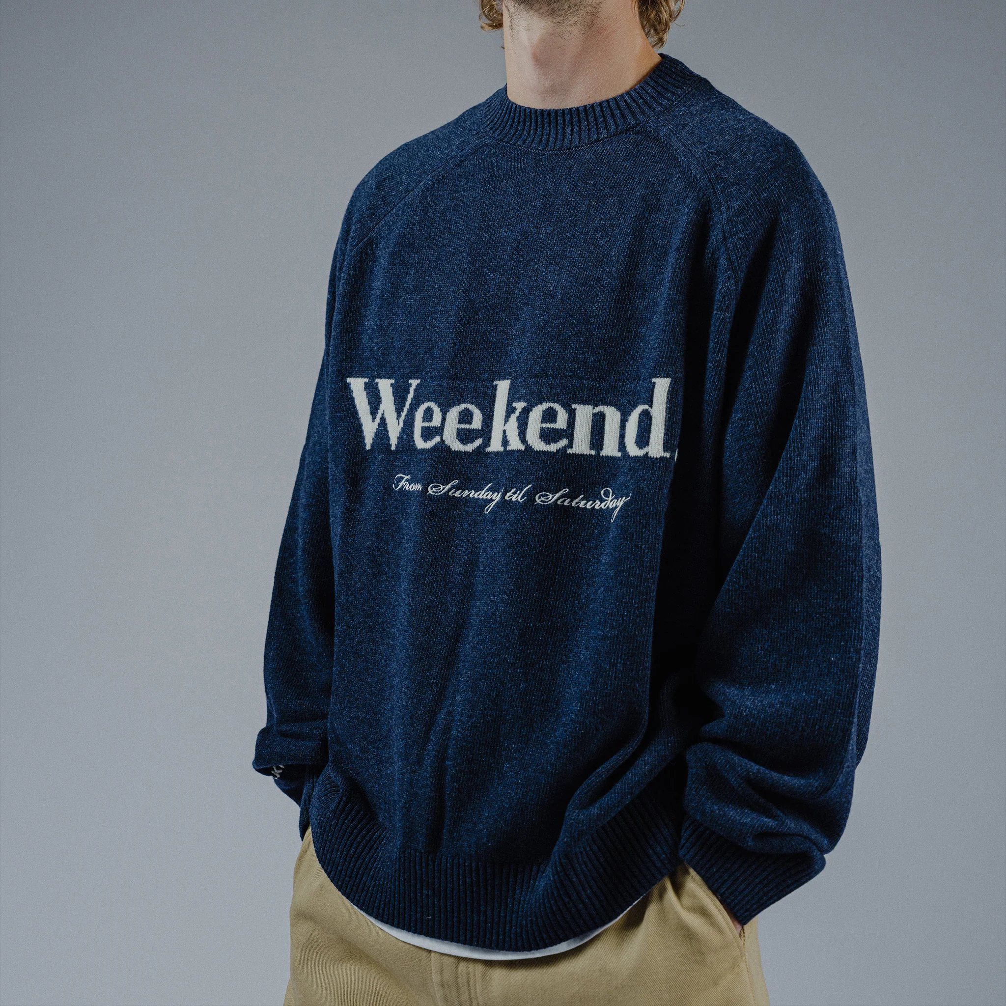 Weekend Knit - Navy - Image 3