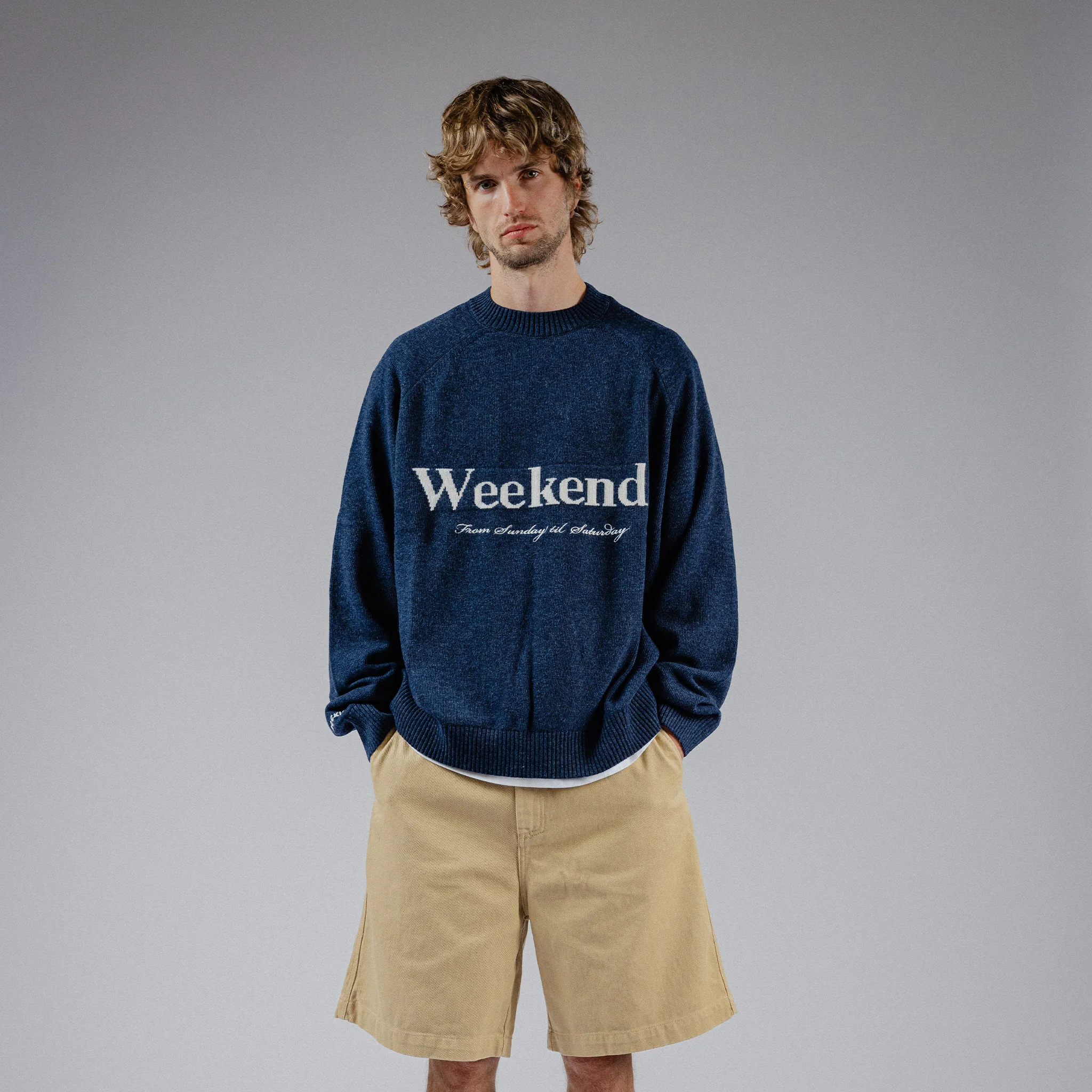 Weekend Knit - Navy - Image 4